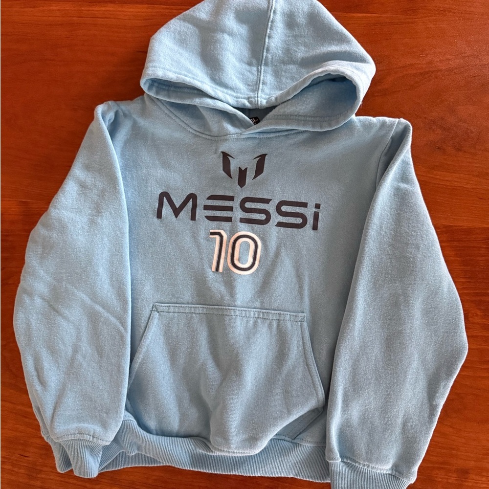 Light Blue Messi Hoodie